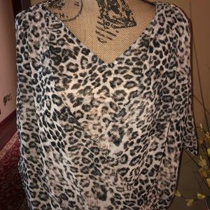 Jennifer Lopez leopard prints dollman Size small